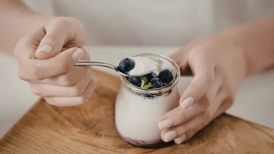 Blueberry yogurt