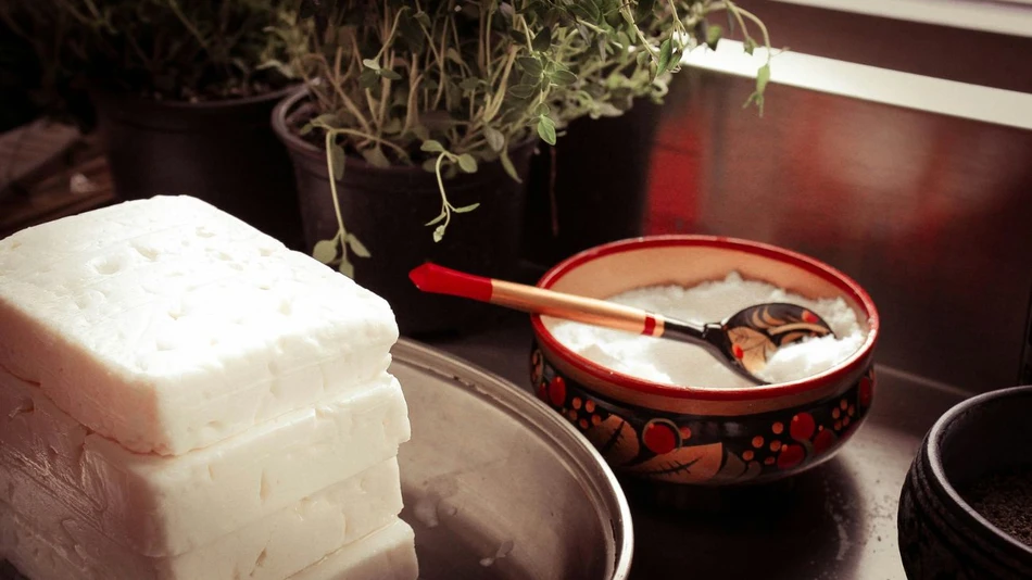White-brined cheese