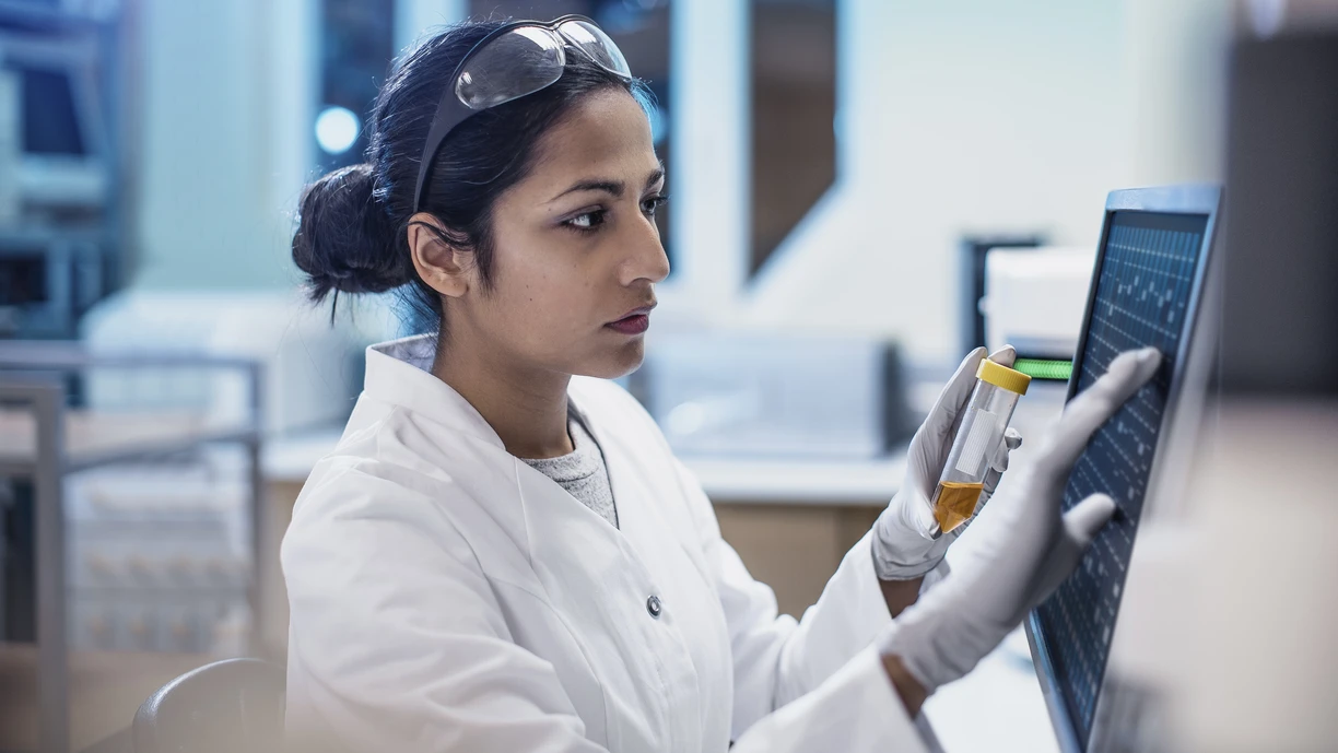 Female Scientist Working in The Lab