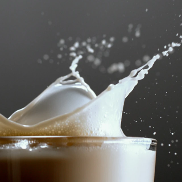 Oat milk splash