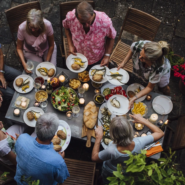 family eating togeather