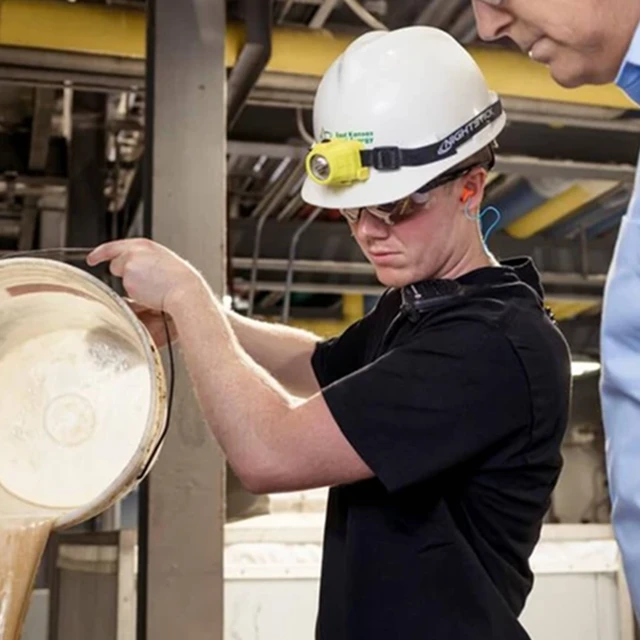 workers in ethanol plant