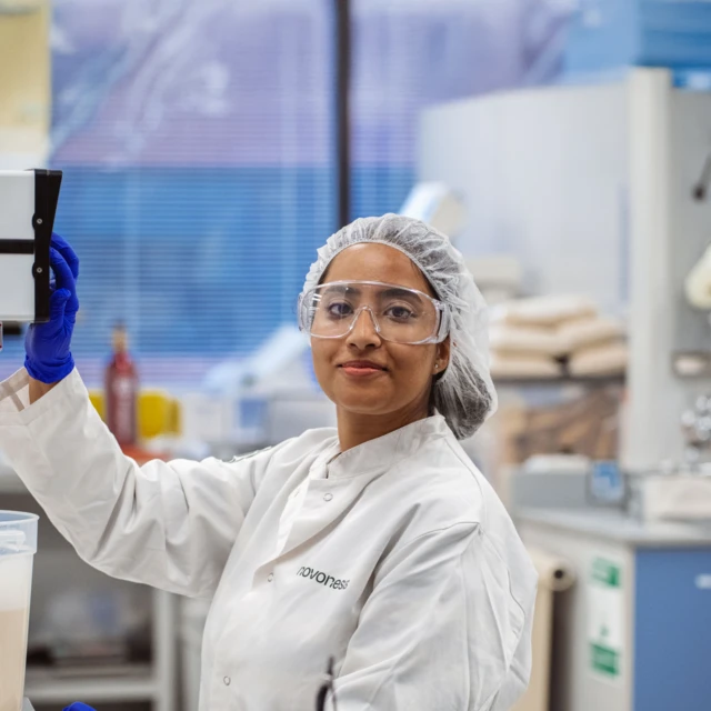 girl in lab