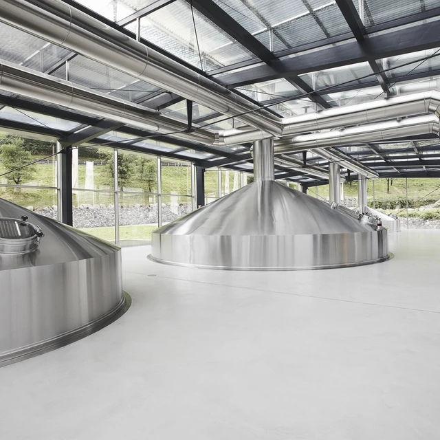 Brewery two tanks