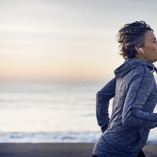 woman running