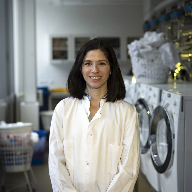 Scientist in lab coat