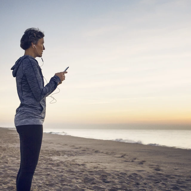woman on phone
