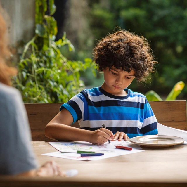 boy drawing