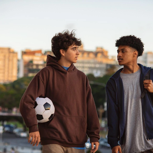 boys talking