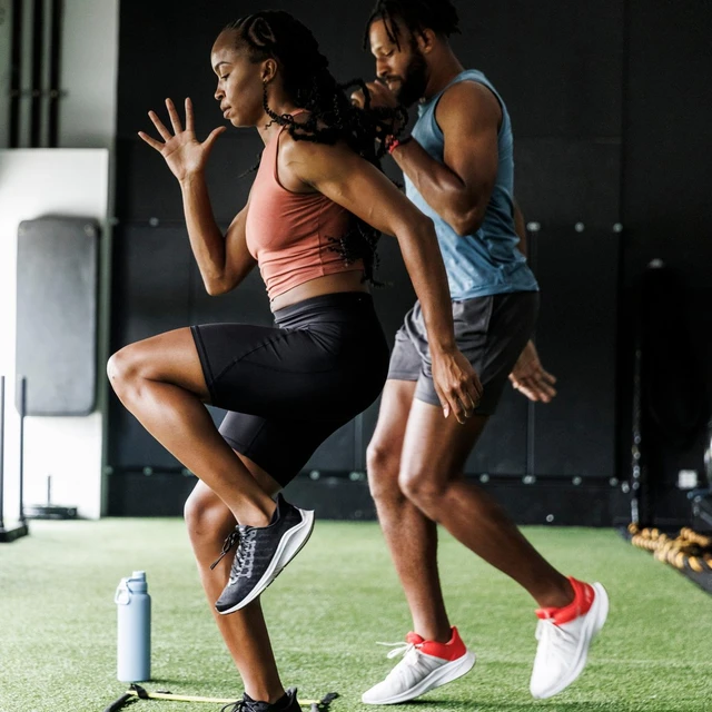 couple exercising
