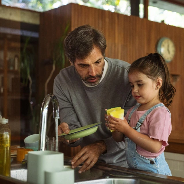father and daughter