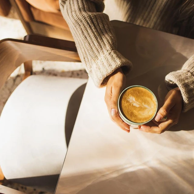 Coffee in hands