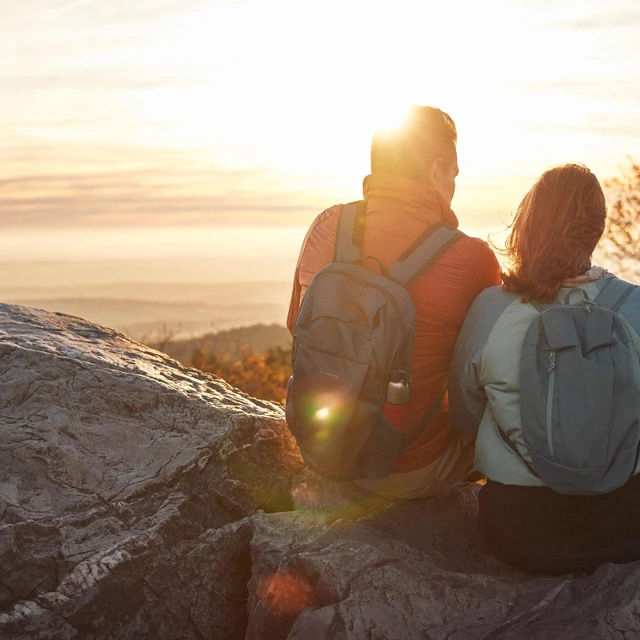 couple hiking