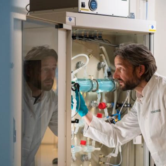 man in lab