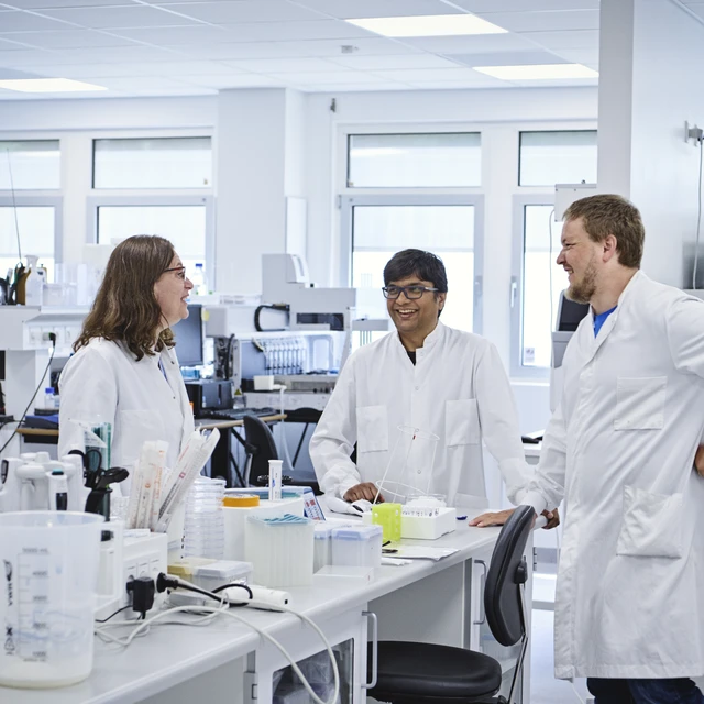 three scientists