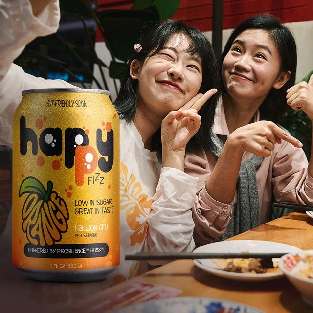 Functional soda concept for Gen Z consumers with bold flavor, low sugar and gut health benefits. 