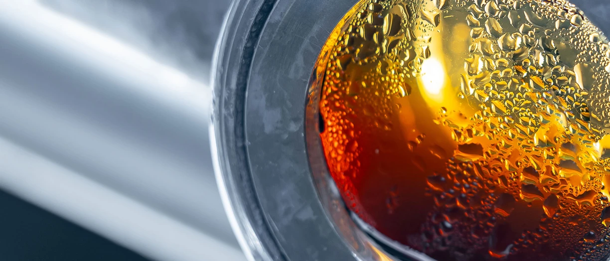 tube showing distilling process