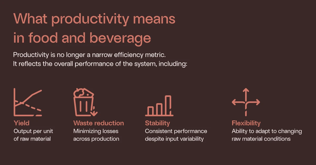 What productivity means