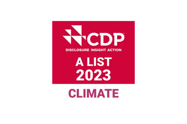 CDPClimate Change bagde A list 2023