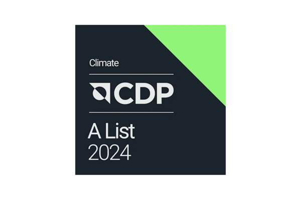 CDPClimate Change bagde A list 2024