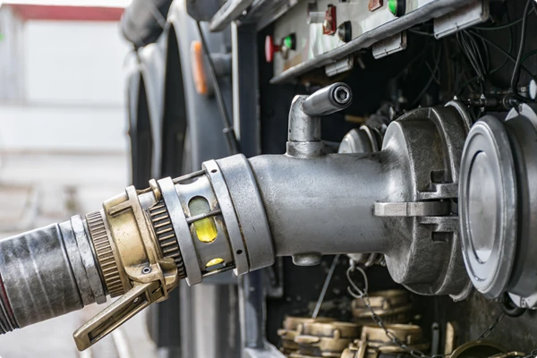 Fuel processing in a production plant 