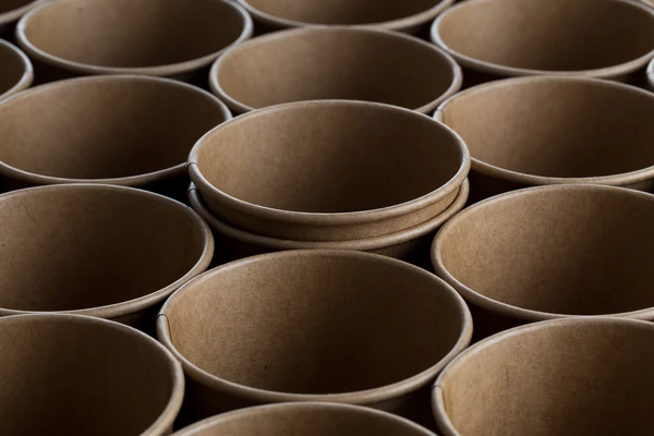 coffee cup made by paper