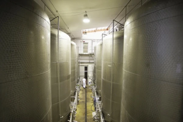 Large brewing tanks