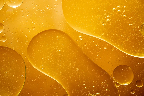 golden yellow bubble oil