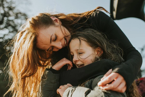woman and child