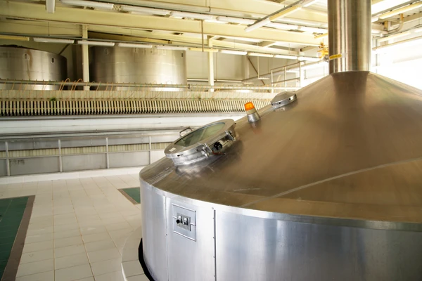 Modern brewery with large latter