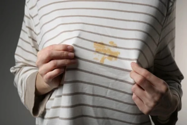 stain on shirt
