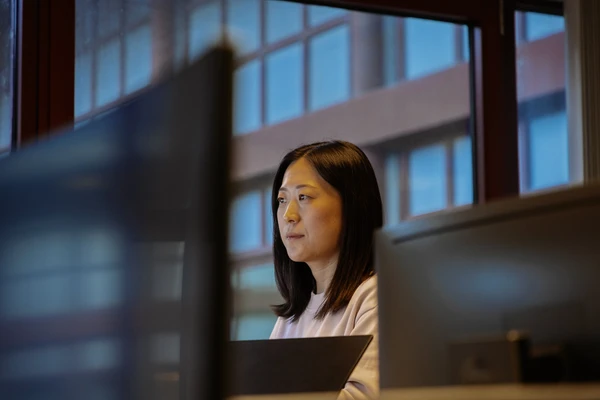 woman in office