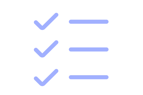 Checklist purple
