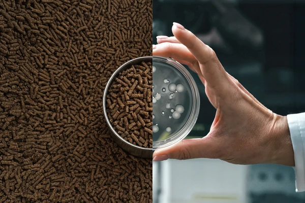 Feed smarter Bovacillus pellets and petri