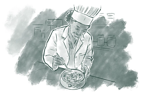 Pet_owner_preparing_food