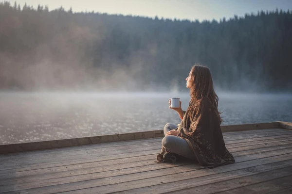 person holding coffee