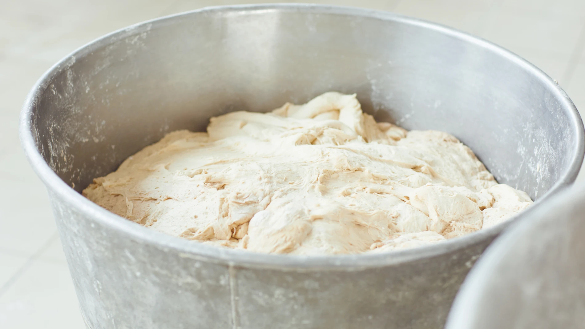 Dough in baking production