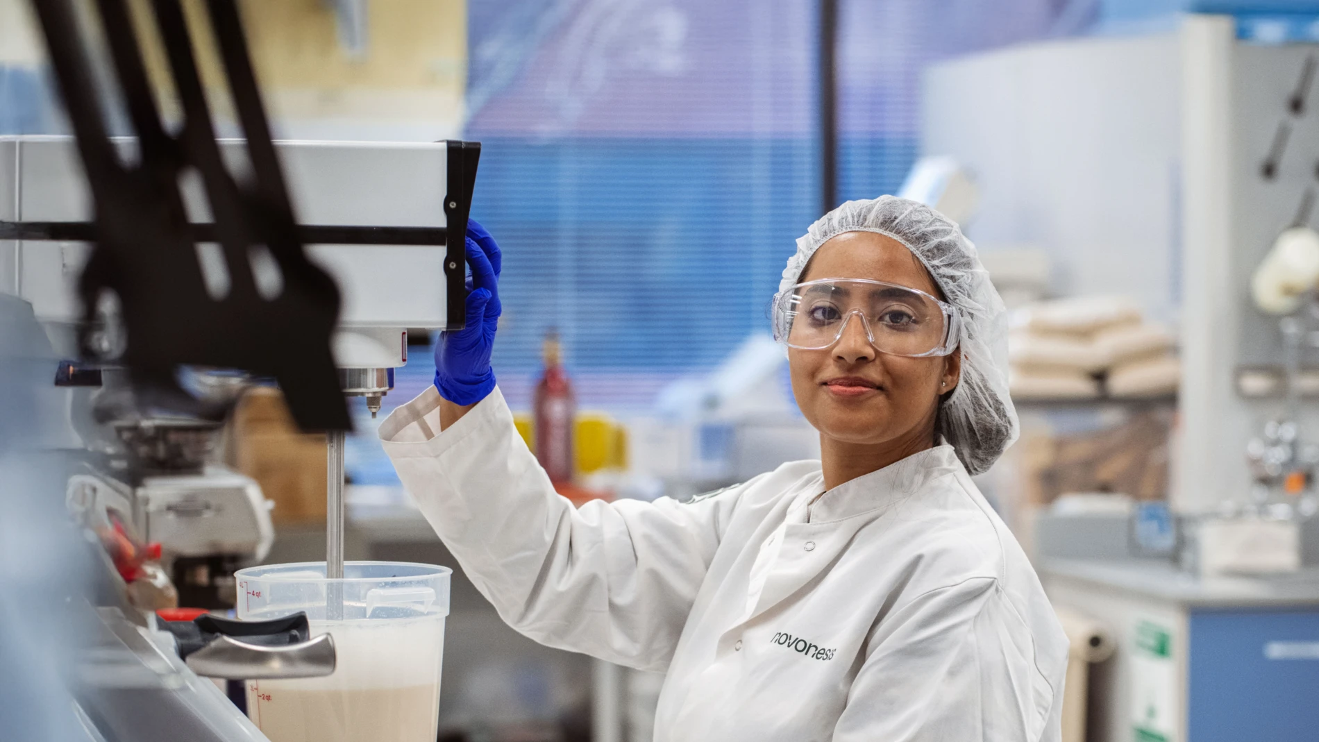 girl in lab