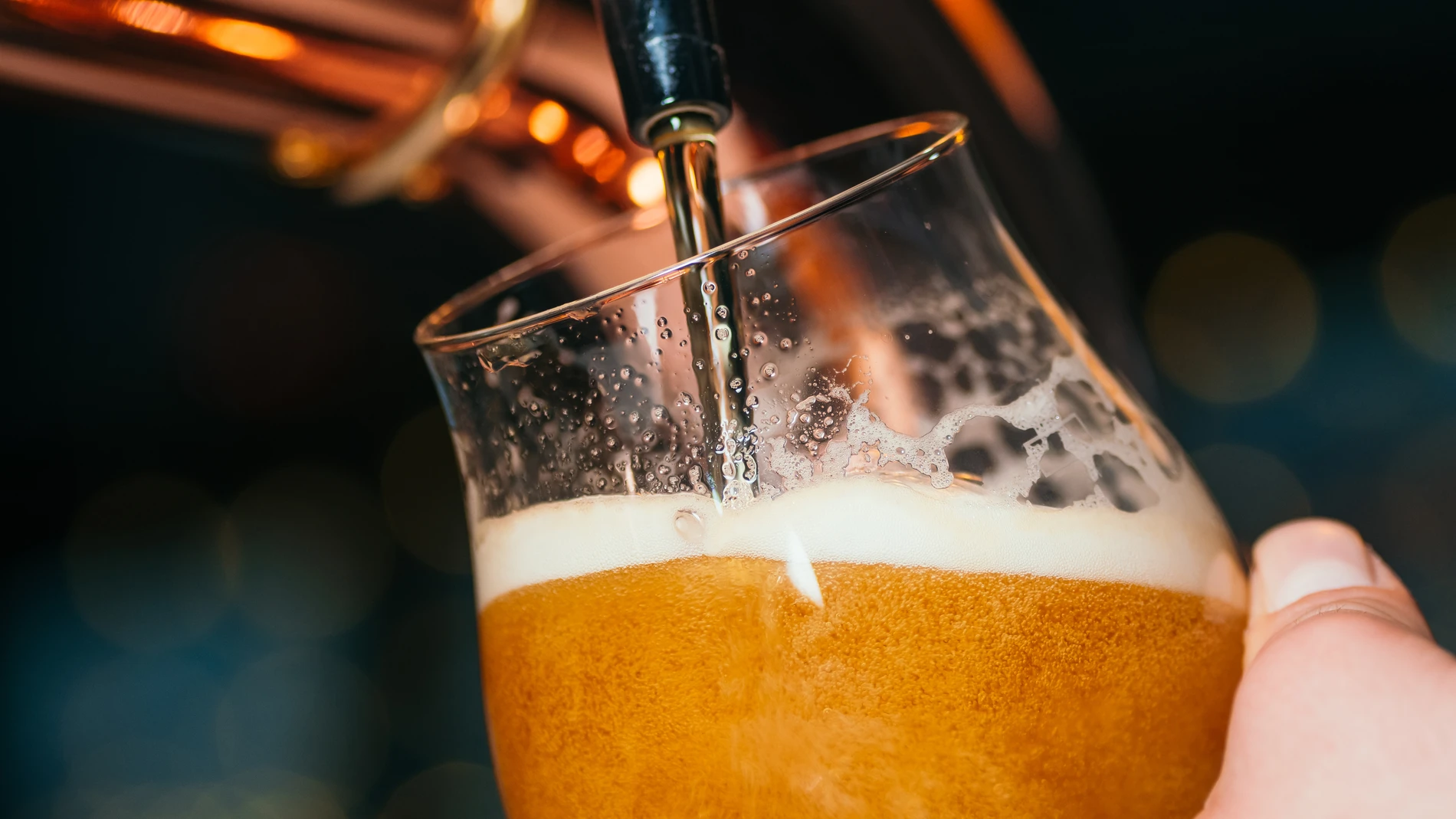 pouring beer