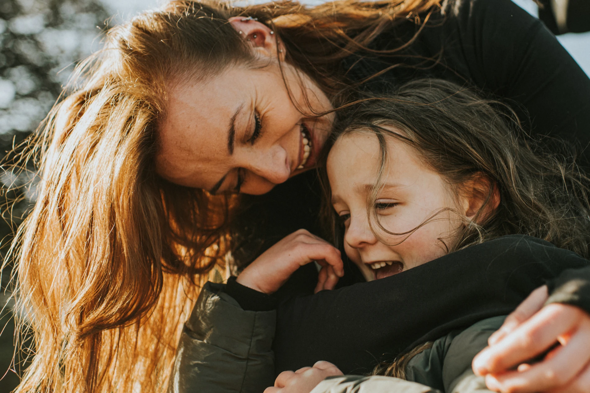 mother and daughter