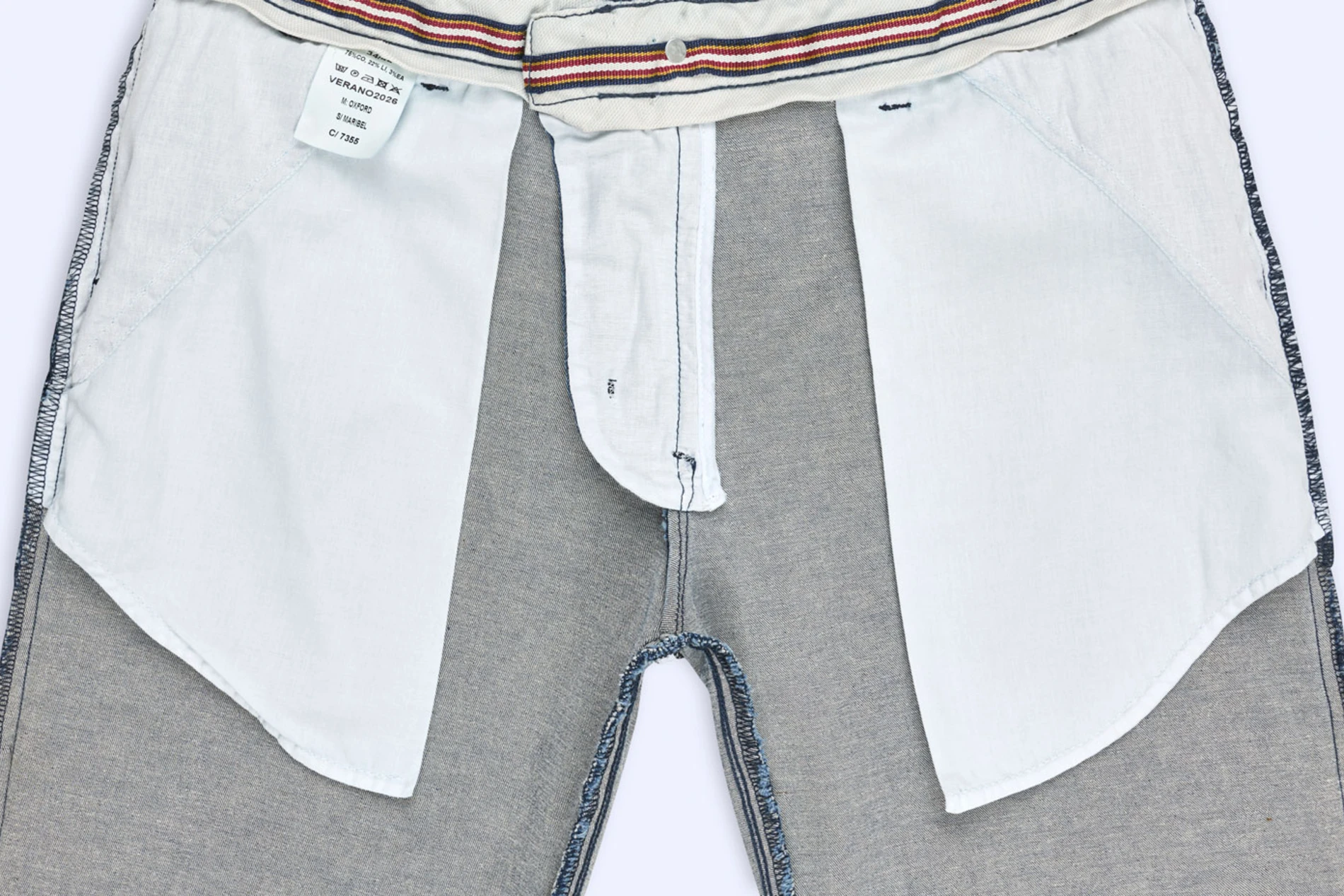 a pair of jeans from inside
